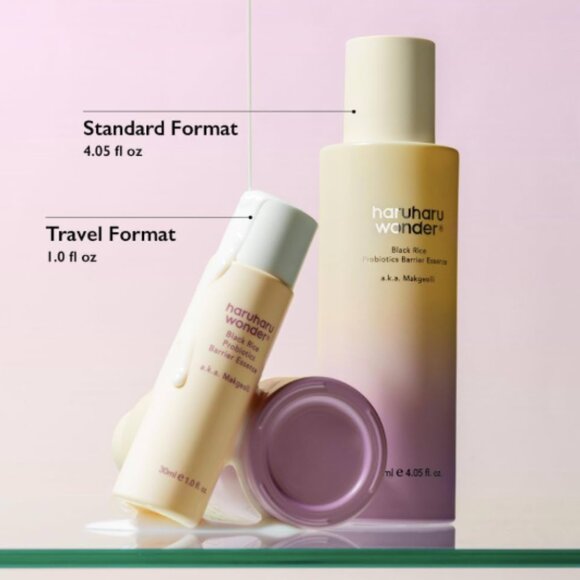 haruharu Wonder Black Rice Probiotics Barrier Essence travel size 30ml NEW NWT - Picture 3 of 4